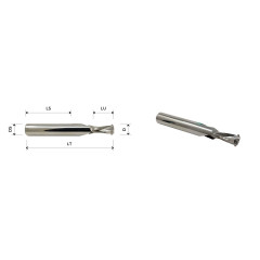 Fresa in HW negativa zZ2 per giunzioni lamello clamex P-SYSTEM