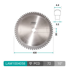 PCD H6 diamantzagen voor panelen