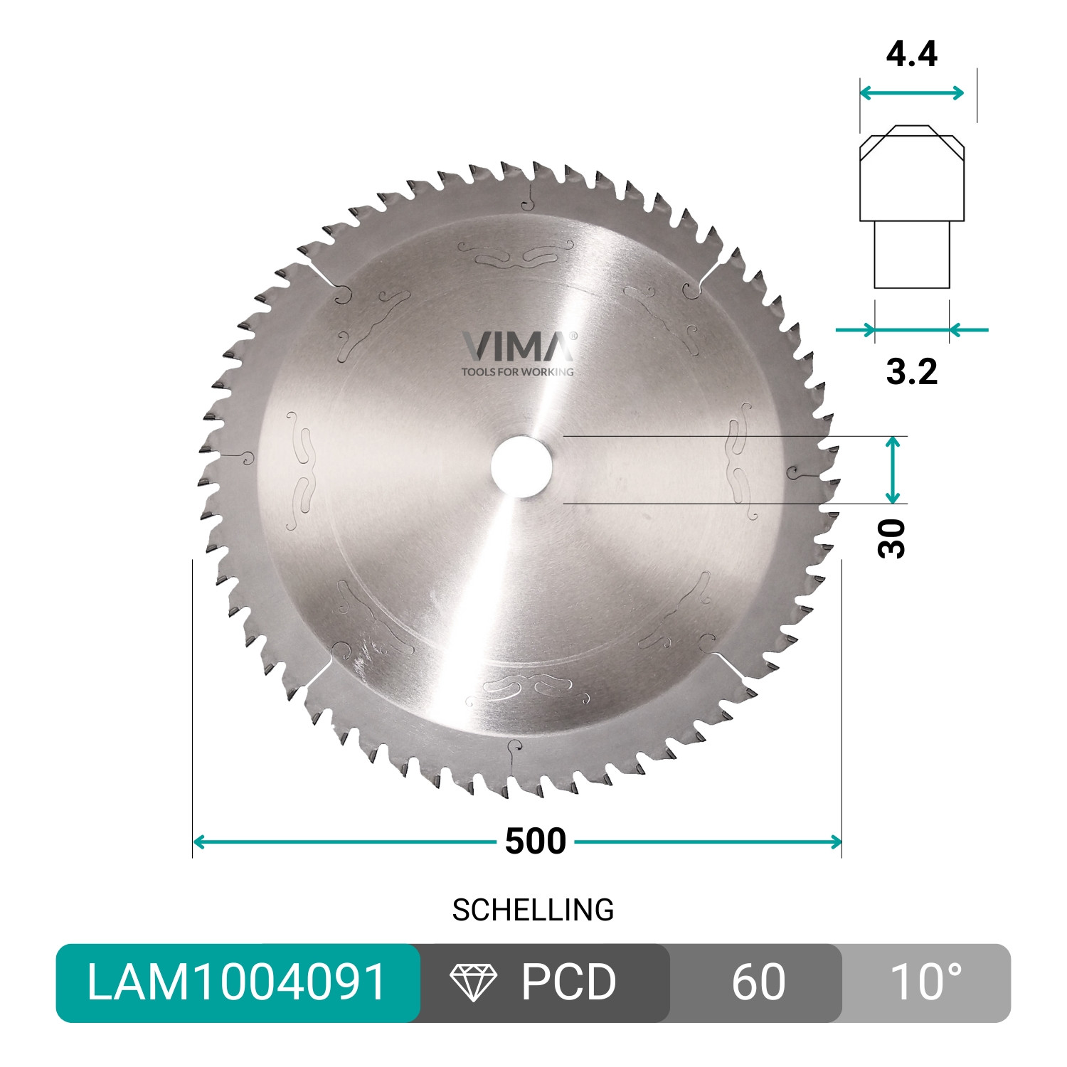 Diamond PCD H6 panel saw blade