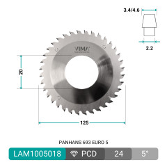 PCD H4 diamant insnijzaagblad