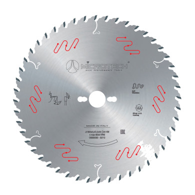 HW blade for squaring wood high performance