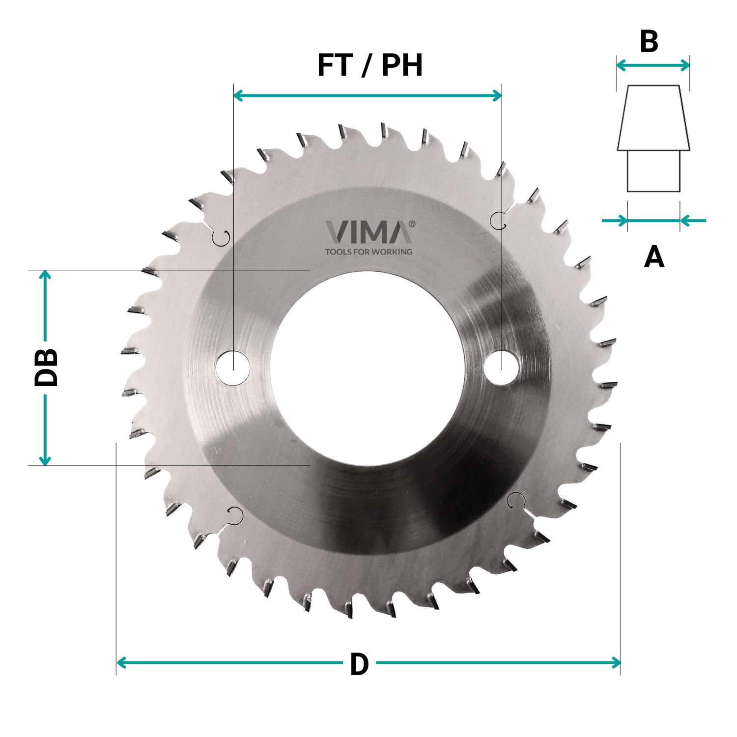 Diamant PCD H6 Ritzsägeblatt