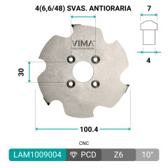 Lamello diamantzaagblad voor Clamex P-SYSTEM verbindingen
