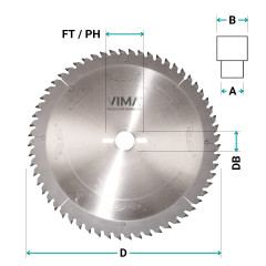 Lâmina diamantada PCD H6 para folding em CNC