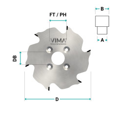 Lamello diamond saw blade for Lamello biscuit joints