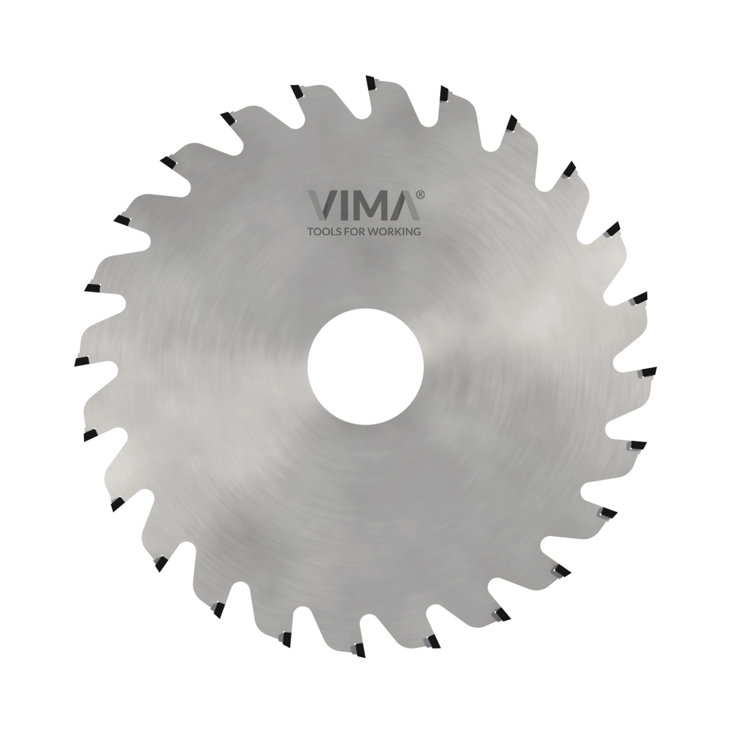 PCD circular blade for flat grooving
