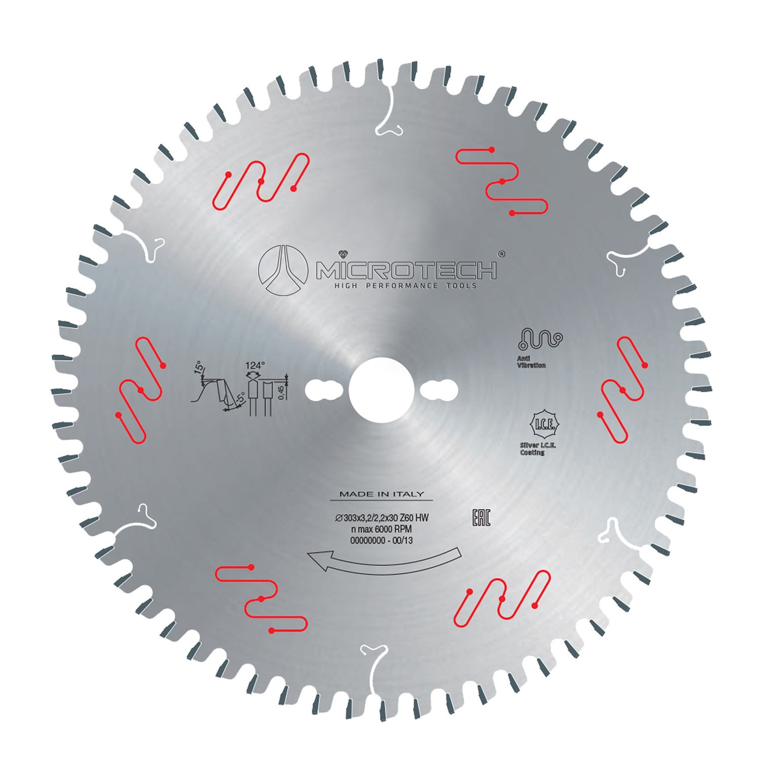 HW blade with concave cutting edge