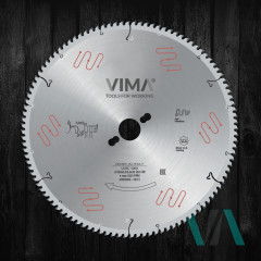 HW circular saw blade with negative teeth for non-ferrous metals
