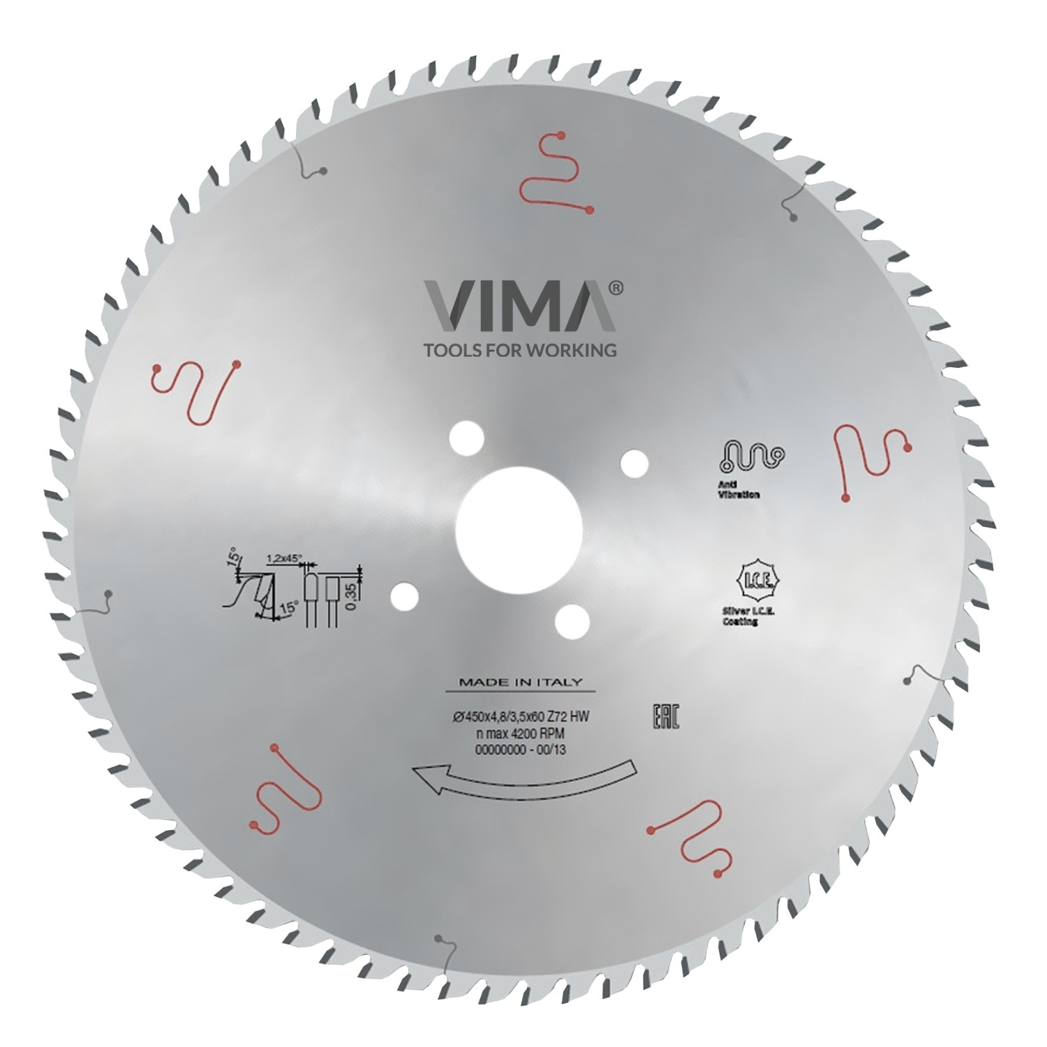 Lame circulaire HW pour scies à panneaux