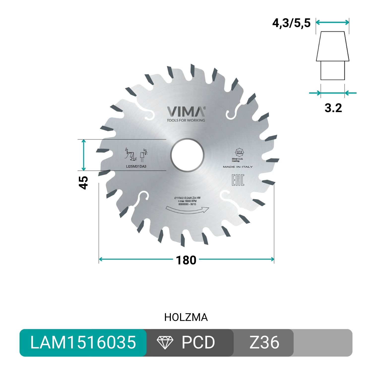 Conical HW scoring blade