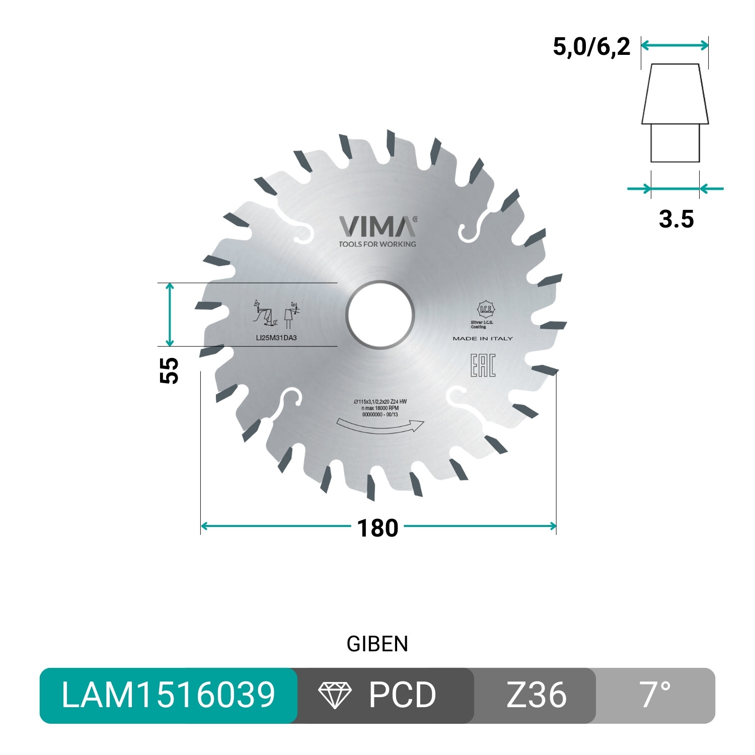 Conical HW scoring blade