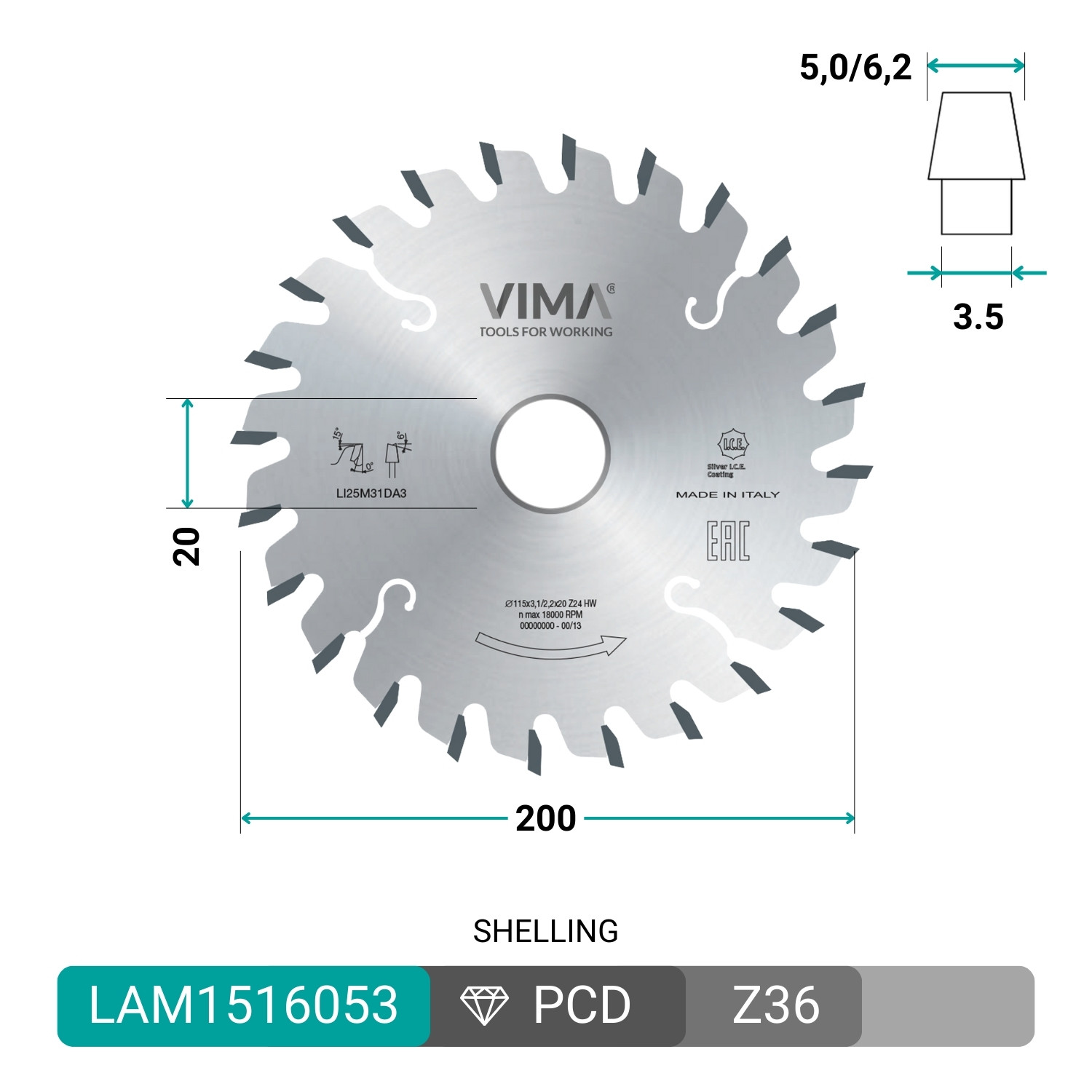 Conical HW scoring blade