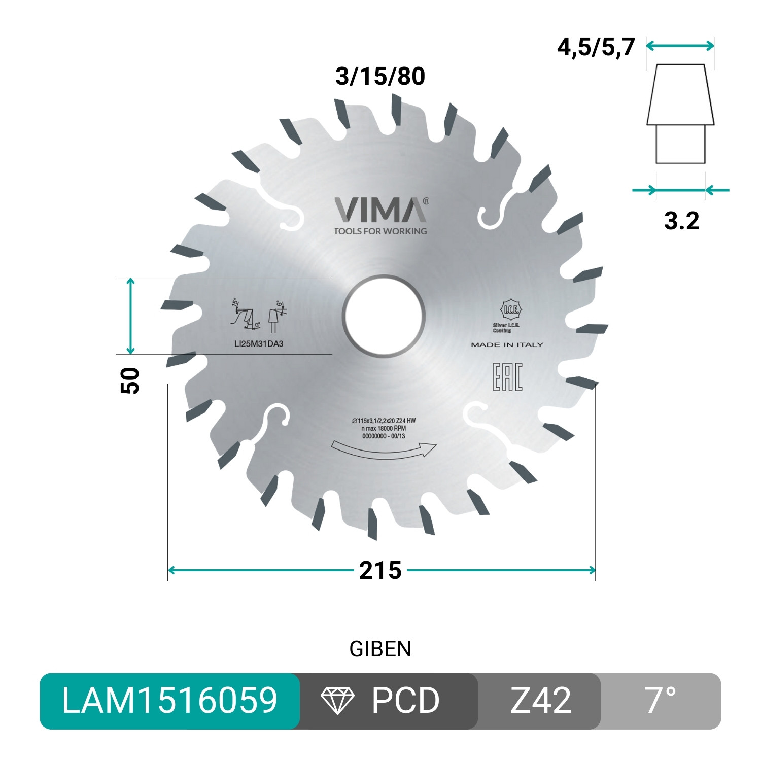 Conical HW scoring blade