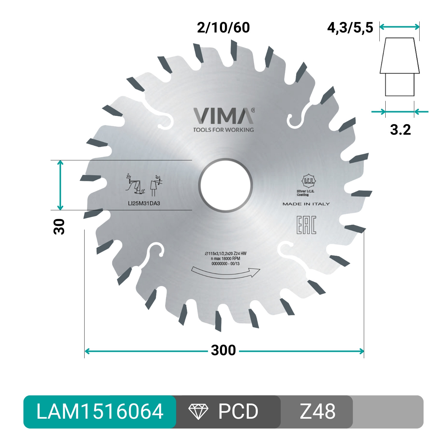 Conical HW scoring blade