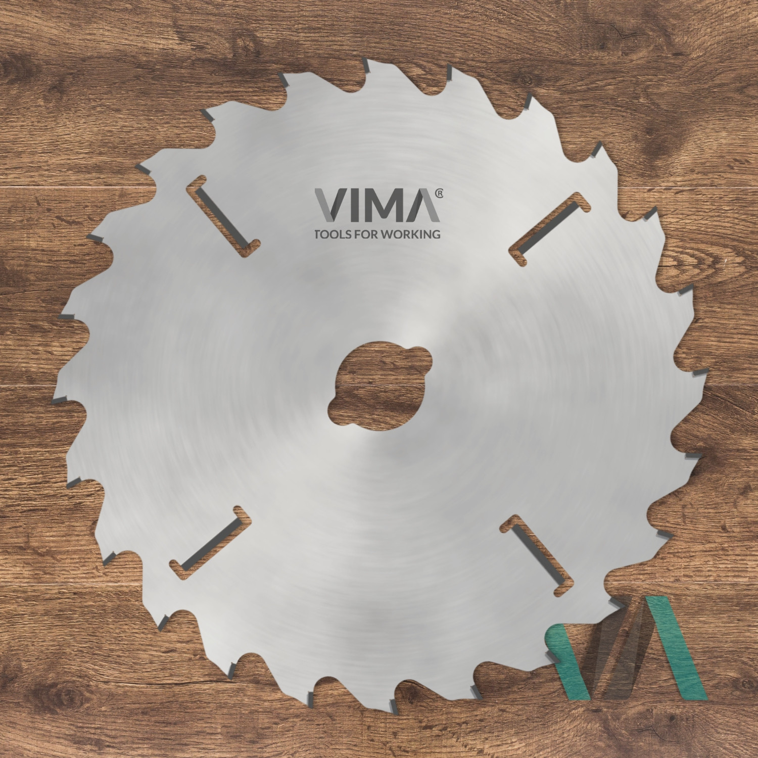 HW-zaagblad met interne schrapers voor multilam