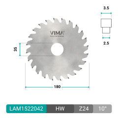 Serra circular HW para canais