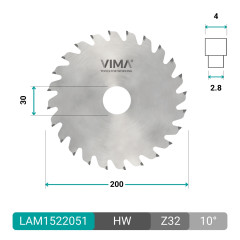 HW circular grooving saw blade