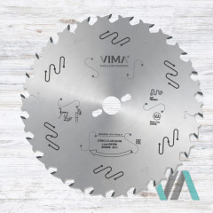 Hoja HW con limitador de viruta