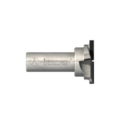 Fresa in diamante PCD H 4,5mm con tagliente negativo per spianare, forare e per battute