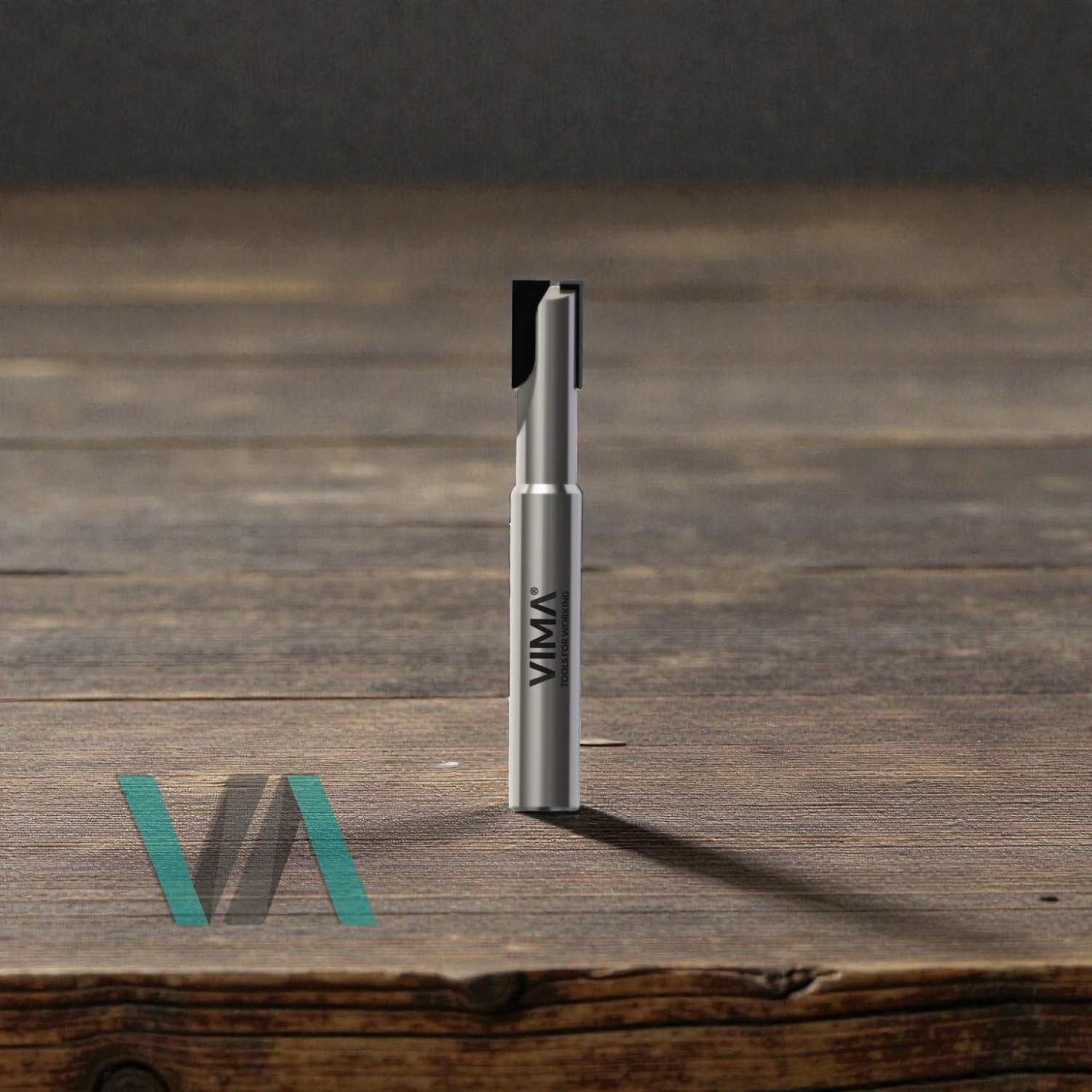 Fresa diamante PCD H 3,5mm Z2 cortes rectos cuerpo HW