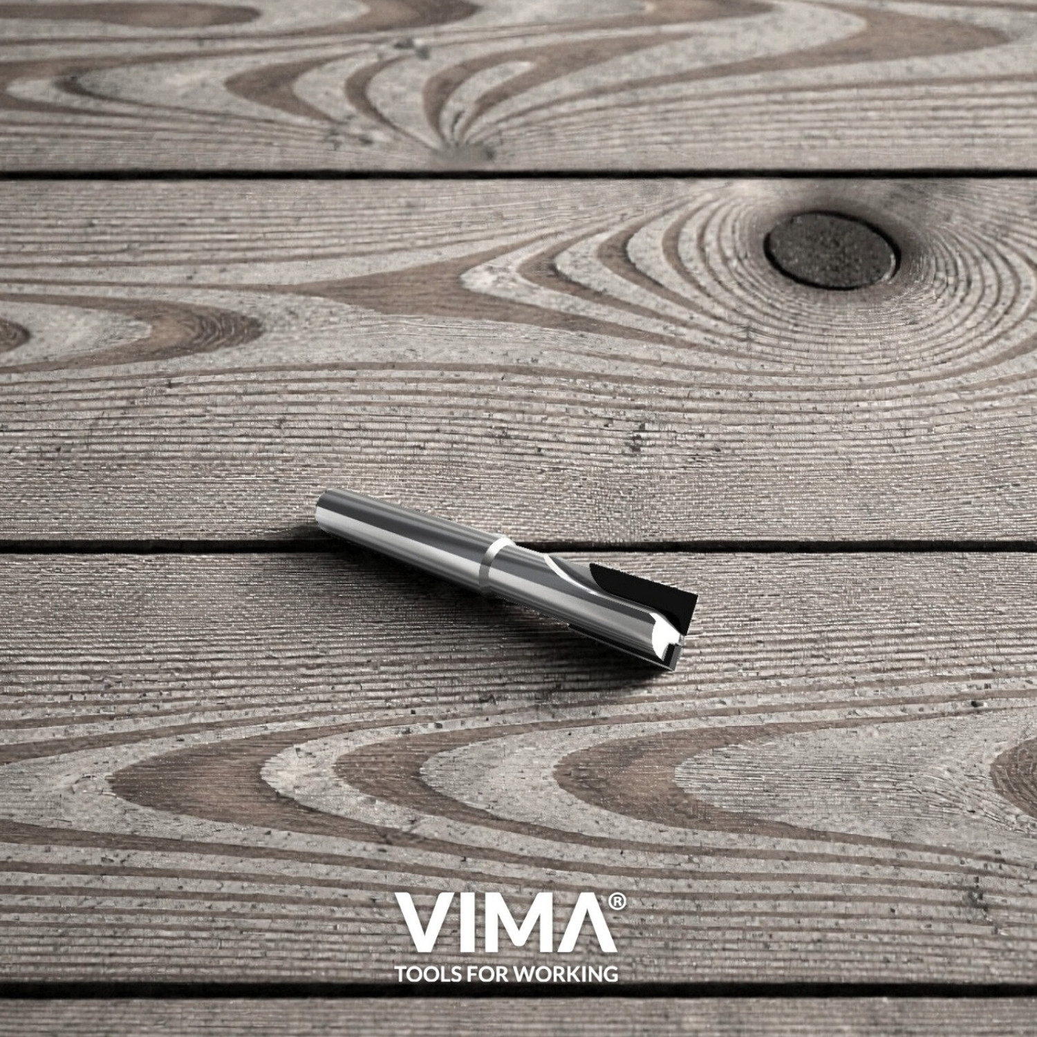 PCD-Diamantfräser H 3,5mm Z2 gerade Schneiden HW-Körper