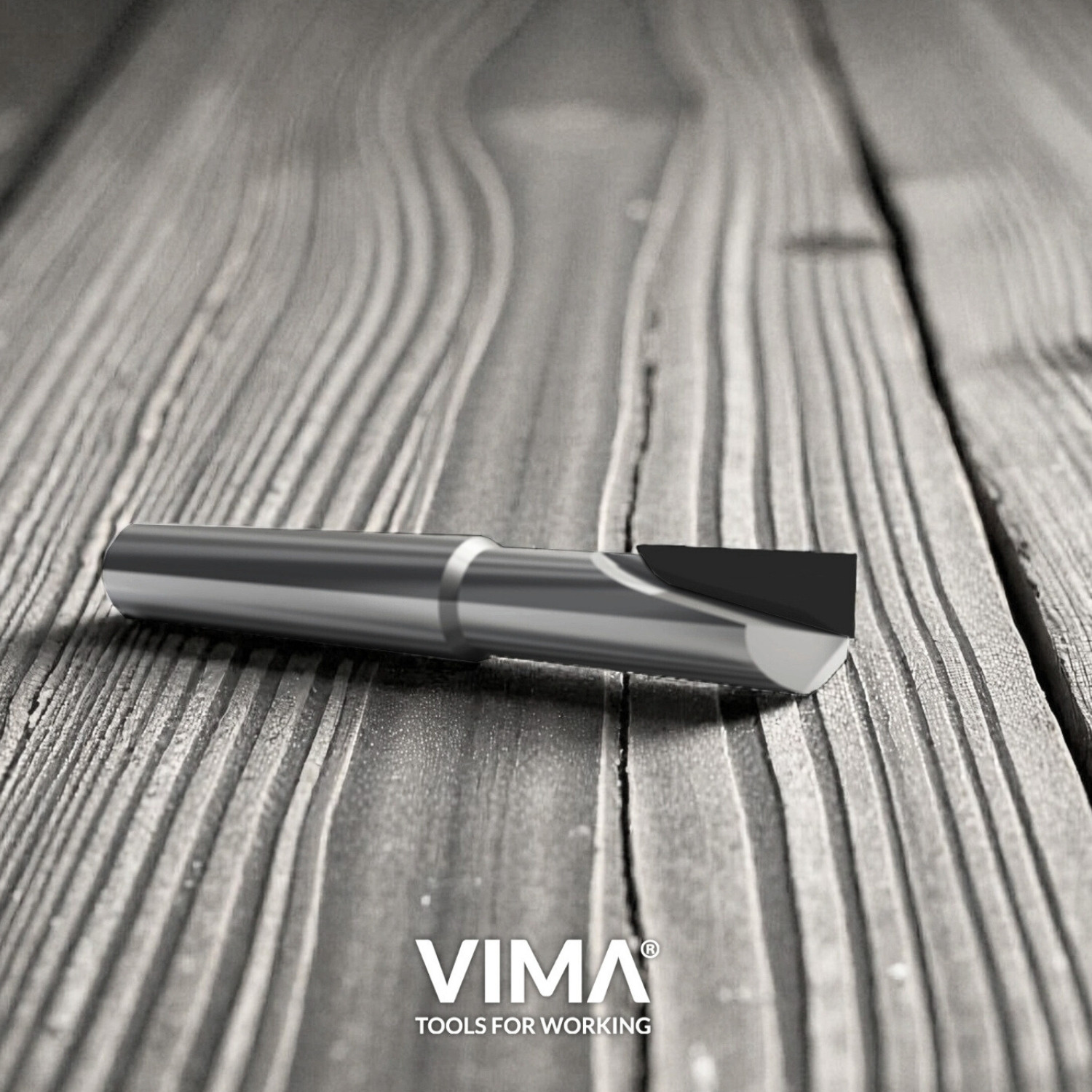 Fresa diamante PCD H 3,5mm Z1 corte recto cuerpo HW