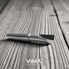 PCD Diamantfräser H 3,5mm Z1 gerade Schneide HW-Körper