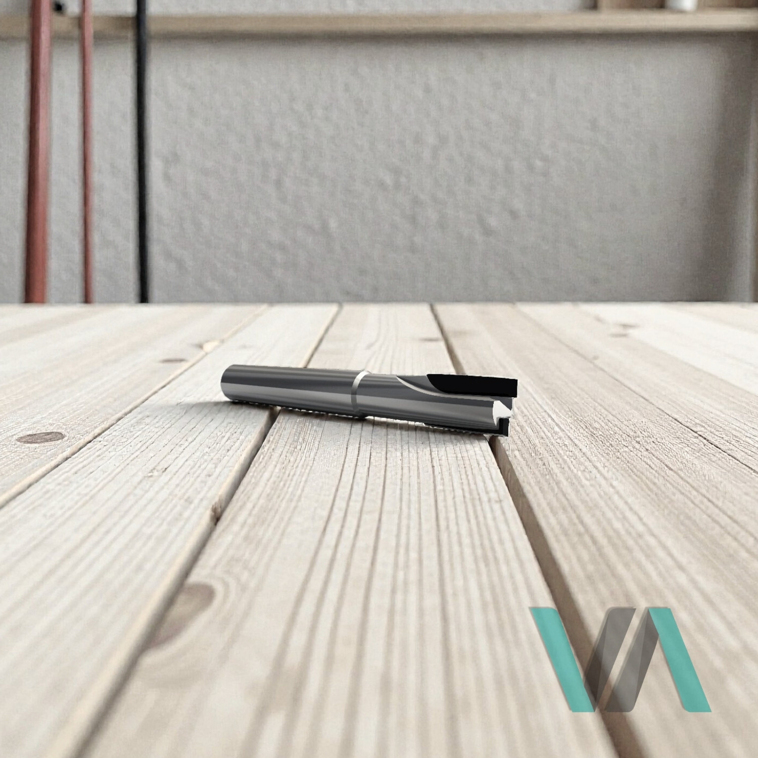 Fraise diamant PCD H 3,5mm Z2 coupes négatives corps HW