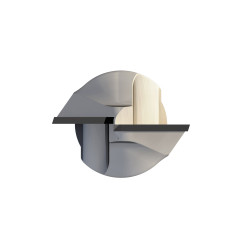 Fresa conica in diamante per canali a V folding e smussi a 60°e finiture interne agli angoli a 90° Z2