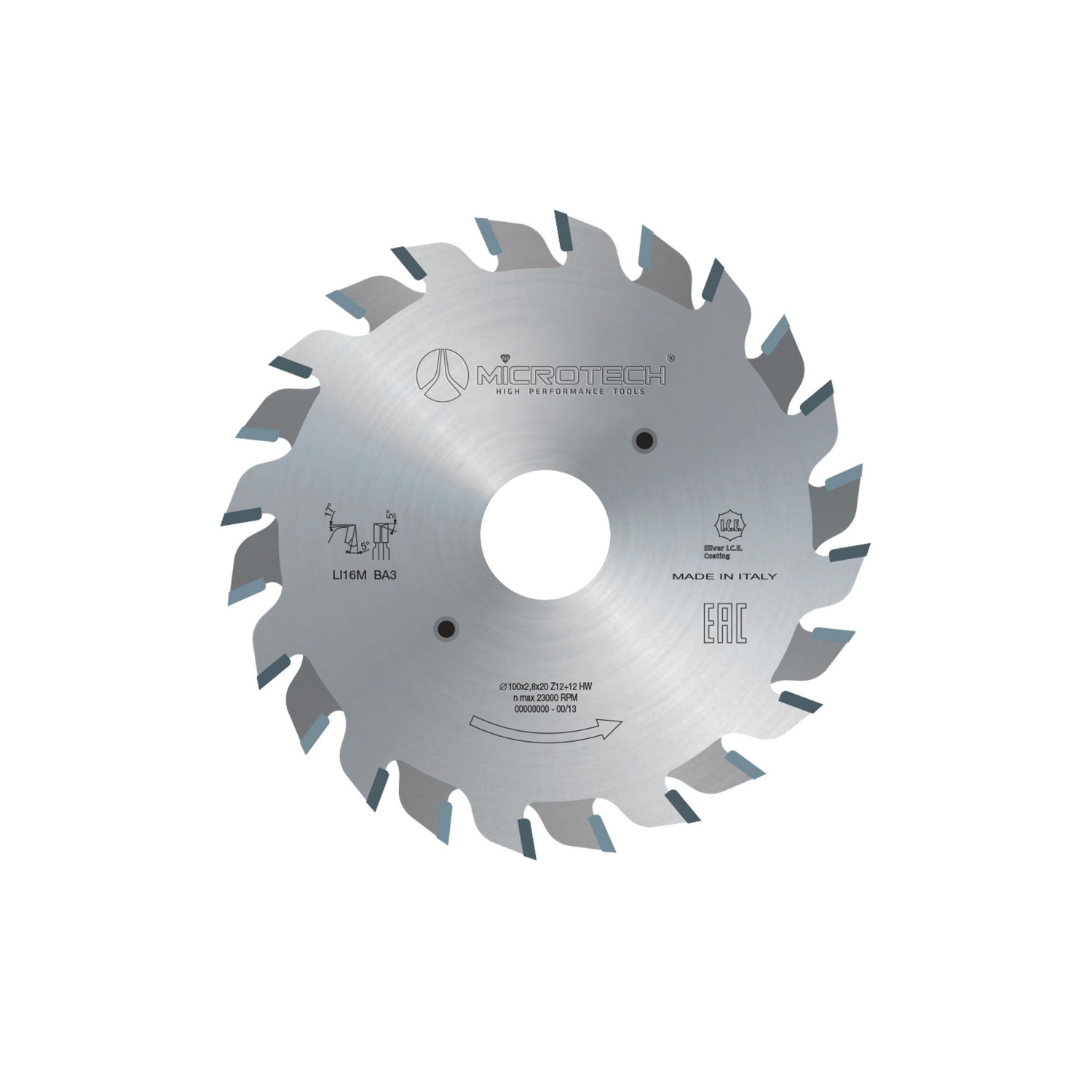 Adjustable HW scoring saw blade