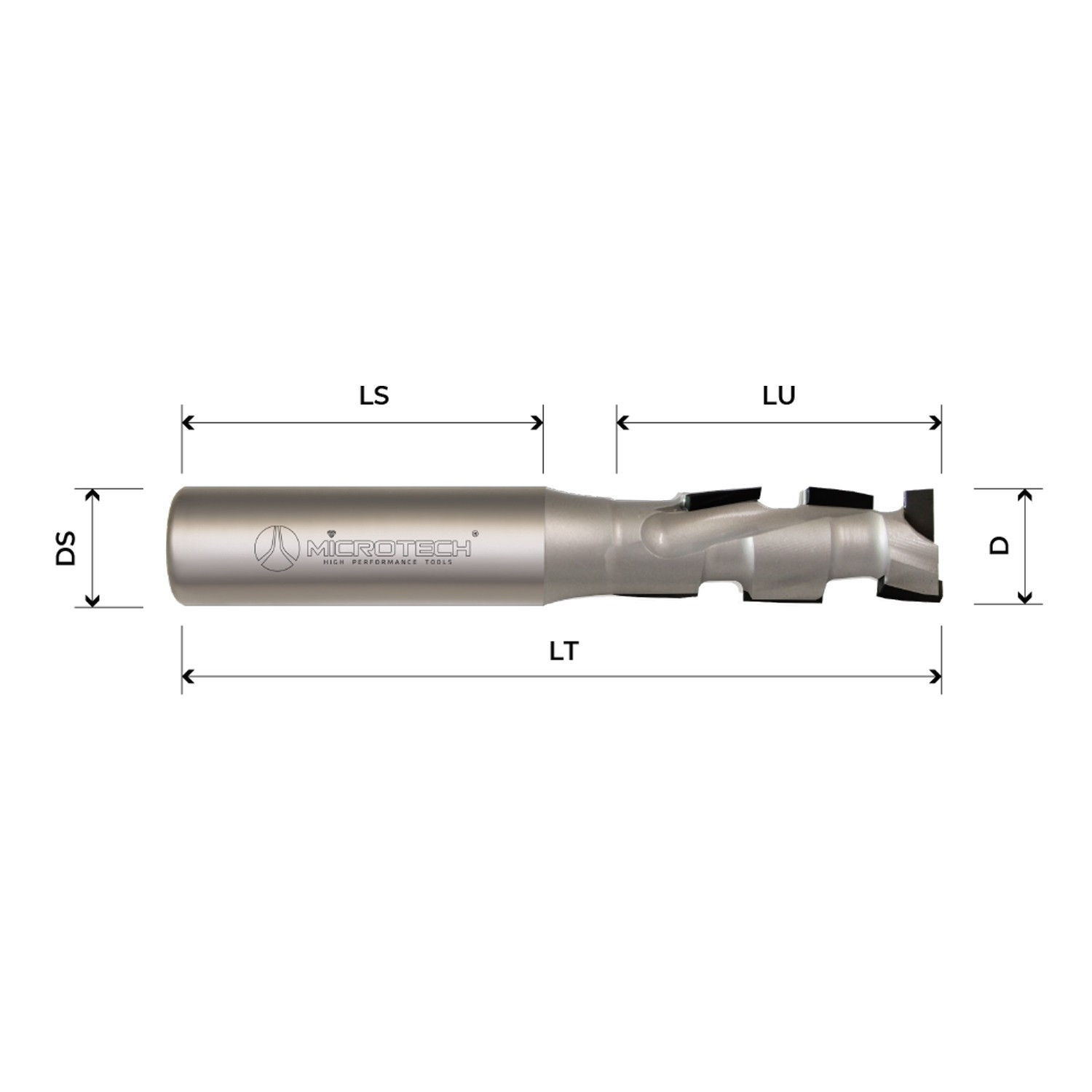 Fresa elicoidale in diamante Z1+1 PCD H2,5 mm Fresa elicoidale in diamante Z1+1 PCD H2,5 mm