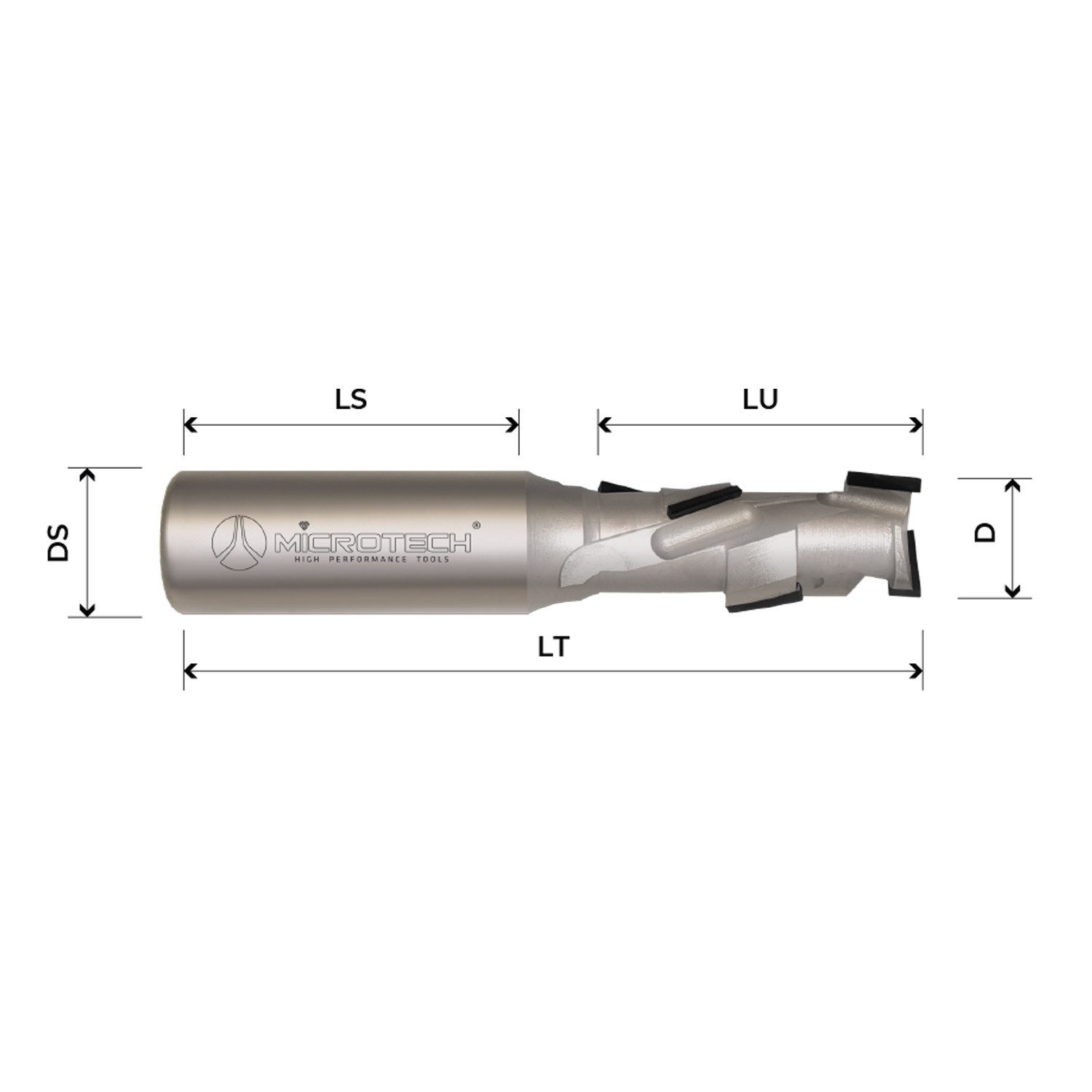 Fresa elicoidale in diamante Z1+1 corpo in acciaio PCD H2,5 mm Fresa elicoidale in diamante Z1+1 corpo in acciaio PCD H2,5 mm