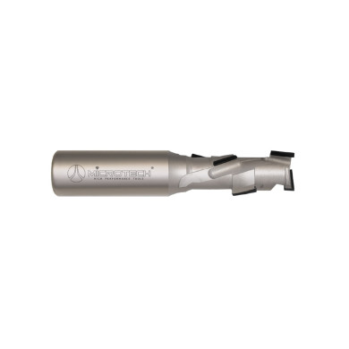 Fresa helicoidal de diamante PCD Z1+1 corpo em aço H2,5 mm