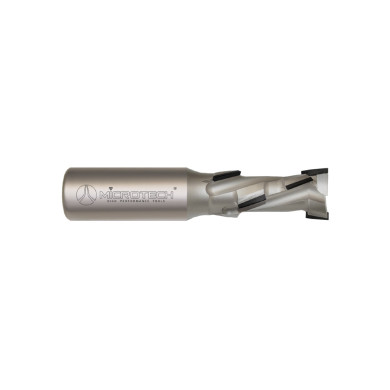 CNC helical PCD diamond cutter H2.5 mm Z1+1 / 2+2 steel body