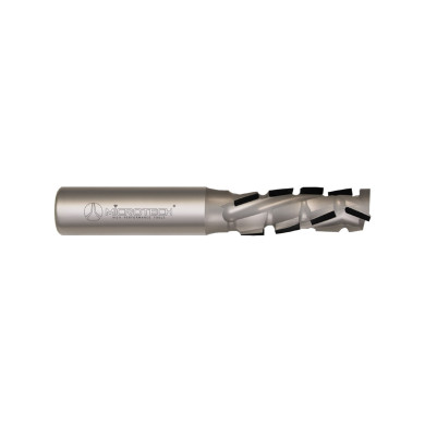 Fresa CNC em diamante PCD H2,5 mm Z2+2 corpo em aço