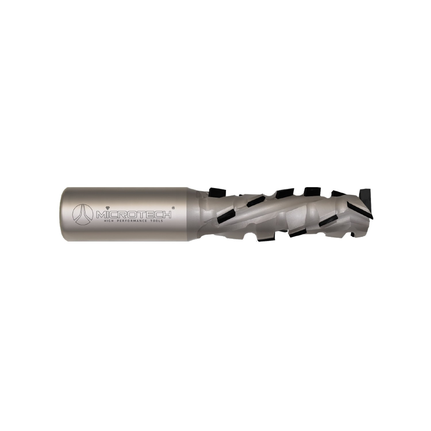 Fresa elicoidale in diamante Z2+2 corpo in acciaio PCD H4,5 mm Fresa elicoidale in diamante Z2+2 corpo in acciaio PCD H4,5 mm