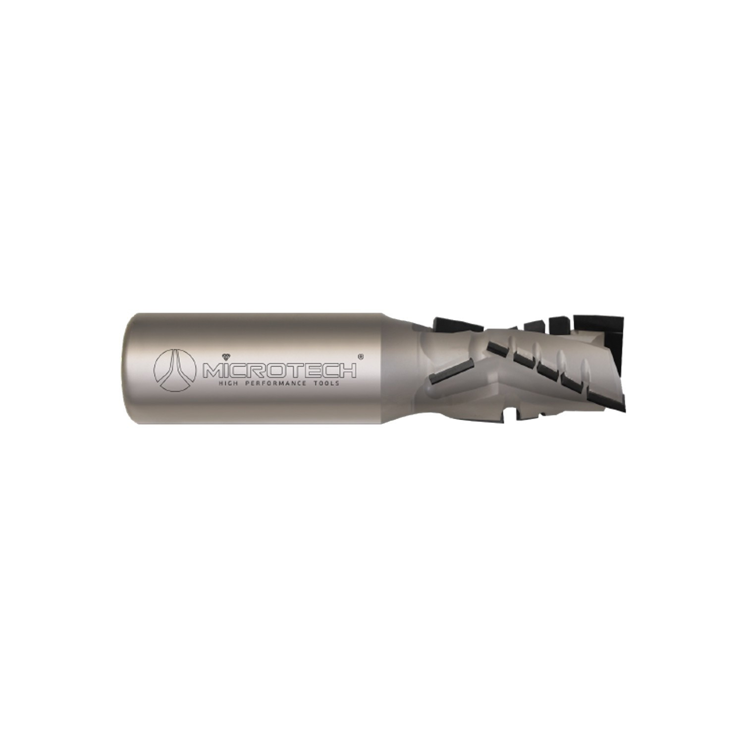 Fresa elicoidale in diamante Z3+3 corpo in acciaio PCD H4,5 mm Fresa elicoidale in diamante Z3+3 corpo in acciaio PCD H4,5 mm