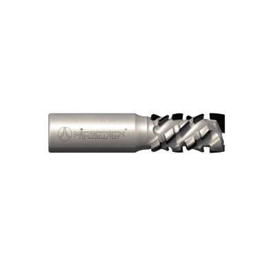 Fresa elicoidale in diamante Z2+2 assiale 45° corpo in acciaio PCD H4,5 mm Fresa elicoidale in diamante Z2+2 assiale 45° corpo in acciaio PCD H4,5 mm
