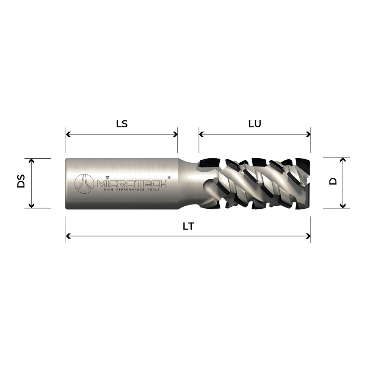 Fresa elicoidale in diamante Z2+2 assiale 45° corpo in acciaio PCD H4,5 mm Fresa elicoidale in diamante Z2+2 assiale 45° corpo in acciaio PCD H4,5 mm