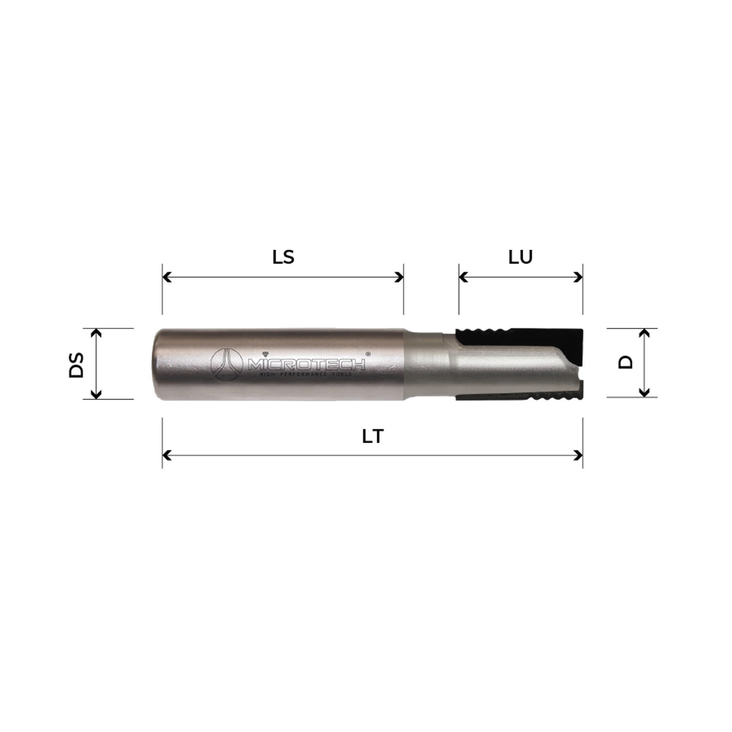 Fresa diamante tagliente alternato positivo negativo Z2 rompitruciolo corpo metallo pesante Fresa diamante tagliente alternato positivo negativo Z2 rompitruciolo corpo metallo pesante