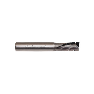 Fresa nesting PCD H3,5 mm Z2+2 ángulo axial 25° cuerpo metal pesado
