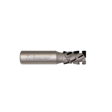 Fresa helicoidal PCD H4,5 Z2+2 30° para paneles finos con PCD positivo 5mm