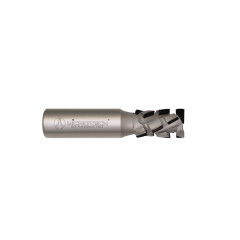 Fresa elicoidale in diamante Z2+2 assiale 30° corpo in acciaio PCD H4,5 con primo PCD POS di 5 mm per pannelli di basso spessore Fresa elicoidale in diamante Z2+2 assiale 30° corpo in acciaio PCD H4,5 con primo PCD POS di 5 mm per pannelli di basso spessore