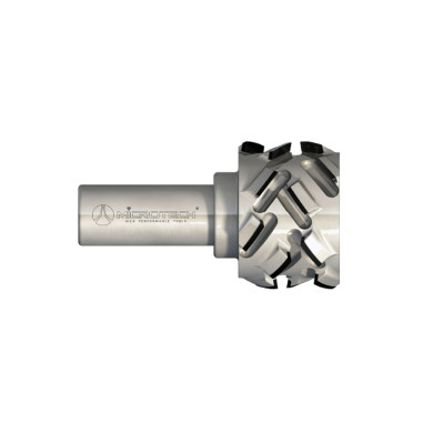 Helicale diamant slijpfrees Z3+3 54,9°