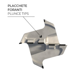 Fresa de diamante para desbaste perfuração e rebaixos