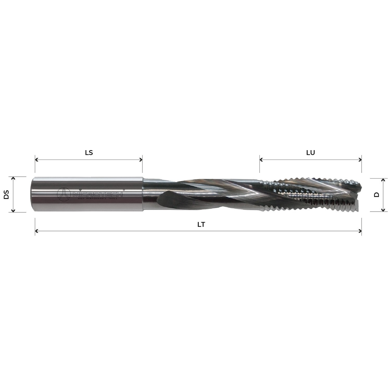 Fresa elicoidale in HW positiva Z3 con rompitruciolo per cave serrature di porte Fresa elicoidale in HW positiva Z3 con rompitruciolo per cave serrature di porte