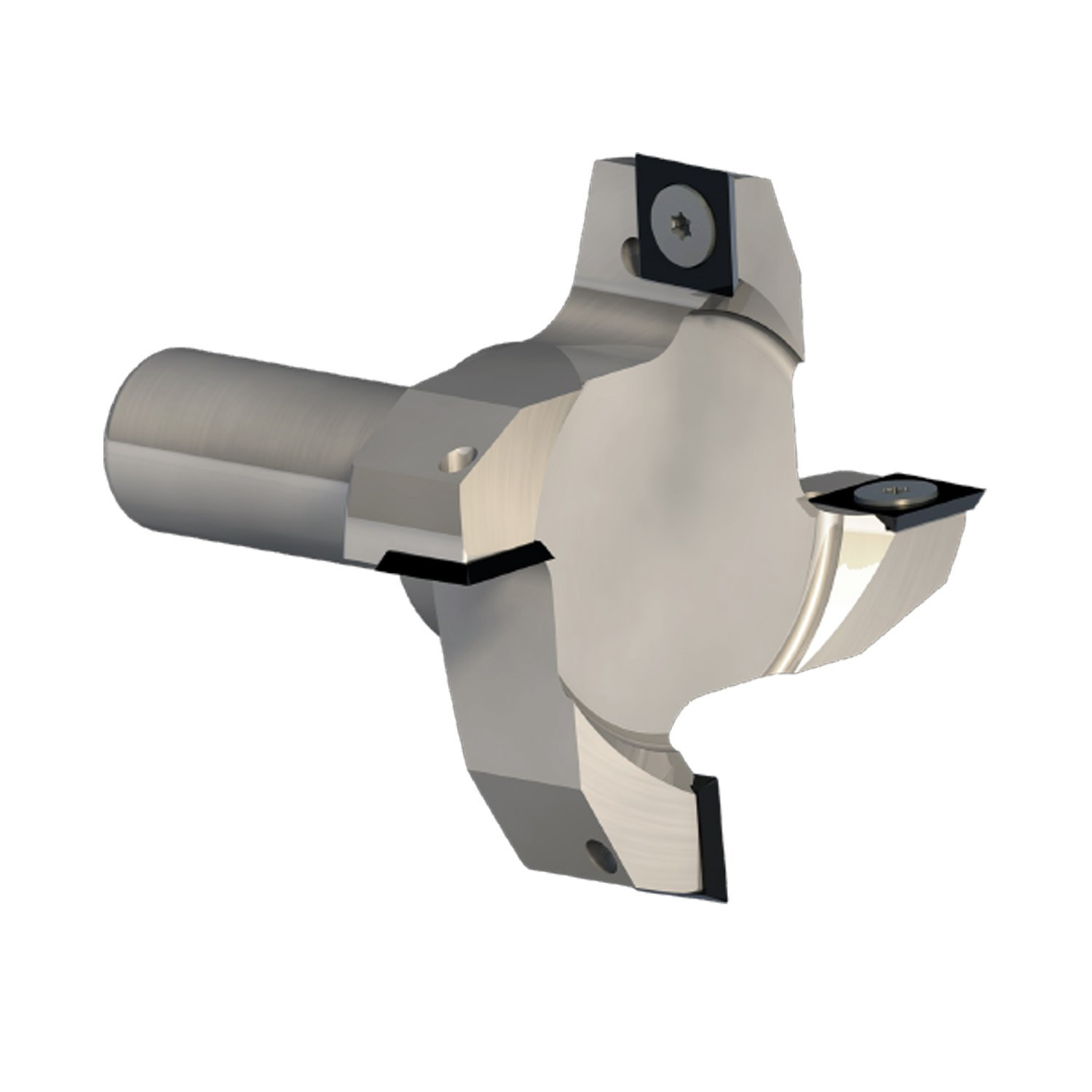 Fresa de faceamento com pastilhas de metal duro para CNC