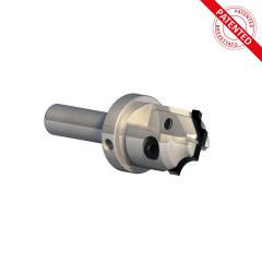 Fresa alta precisione porta inserti intercambiabili in diamante con tagliente centrale