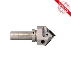 Fresa alta precisione porta inserti intercambiabili in diamante per profili a “V“ di 90° / 91° Fresa alta precisione porta inserti intercambiabili in diamante per profili a “V“ di 90° / 91°