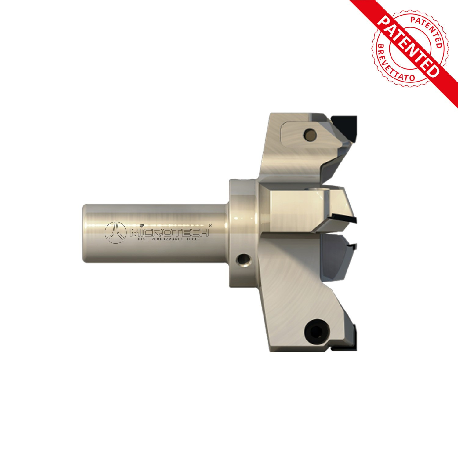 Fresa PCD com pastilhas intercambiáveis para calibração mesa CNC e faceamento